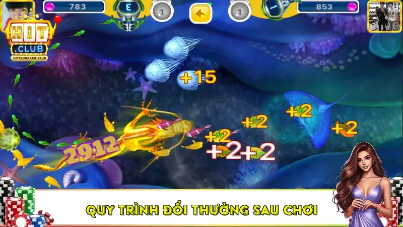 Quy trình đổi thưởng sau chơi